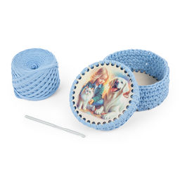 Заготовка для декорирования Love2art ДВ-01 Набор донышек для вязания Глянцевый фанера d 15 см х 0.4 см 2 шт 08 Лошадь фото 6