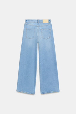 JEANS Z1975 CULOTTE TIRO ALTO COMFORT / Azul claro - Zara фото 9
