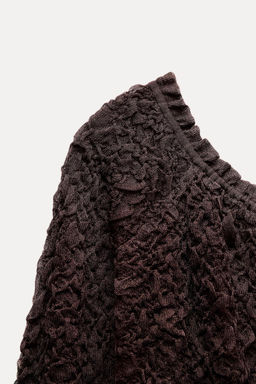 TEXTURED KNIT DRESS - Zara фото 8