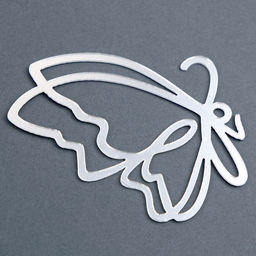 Набор для украшения Бабочки, набор 5 шт, цвет серебро - Страна карнавалия фото 3