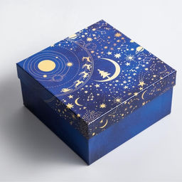 Коробки подарочные новогодние набор 5 в 1 «С новым годом», 14×14×8 - 22×22×12 см