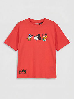 Mickey Mouse Bask?l? Erkek ?ocuk Ti??rt 2li