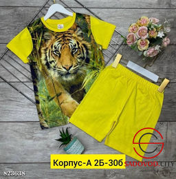 Костюм для мальчика с рисунком