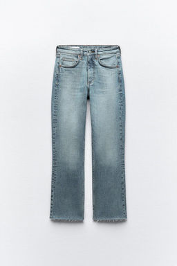 TRF CROPPED FLARE HIGH-WAIST JEANS