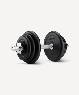 Диск обрезиненный STARFIT BB-202 2,5 кг, d=26 мм, стальная втулка, черный фото 3