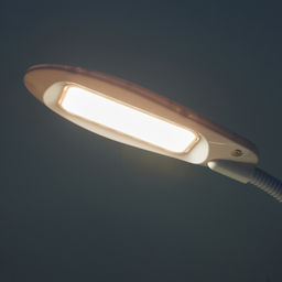 TLD-546 White/LED/350Lm/4500K Светильник настольный прищепка, 5W. Механический выключатель. Белый. ТМ Uniel