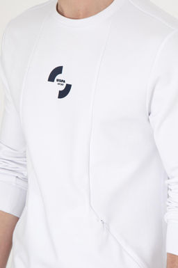 Мужской белый свитшот Неожиданная скидка в корзине - U.s. polo assn фото 7