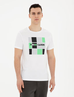 Beyaz Slim Fit Ti__rt