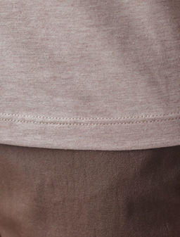 D49.115 Джемпер женский кофейный меланж