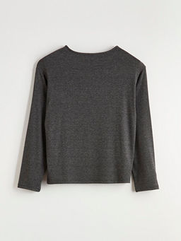 Bisiklet Yaka Ta?l? K?z ?ocuk Ti??rt