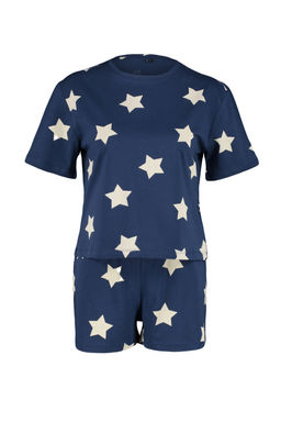 Trendyolmilla Cok Renkli %100 Pamuklu Y?ld?z Desenli Sortlu Orme Pijama Tak?m? THMSS22PT0501  фото 32