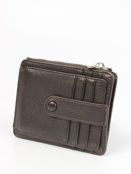 LACCOMA кредитница LA-6525-темно-коричневый натуральная кожа фото 2