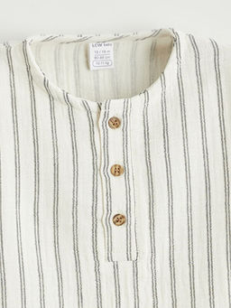 ?izgili Erkek Bebek G?mlek ve Pantolon