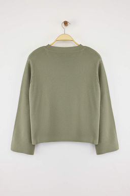 More Sustainable Haki Basic Triko Kazak TWOAW25KZ00313