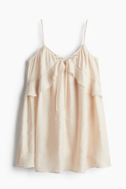Vestido en mezcla de modal con ribetes de volante - H&m фото 7
