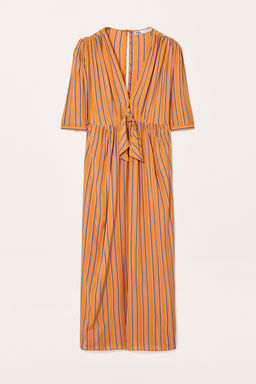 LIMITED EDITION STRIPED MIDI DRESS - Zara фото 14