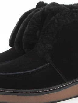 04-5603-2 BLACK Ботинки зимние женские (натуральная кожа, 100% шерсть)