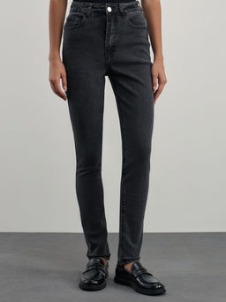 Джинсы skinny с высокой посадкой / Zarina  фото 2