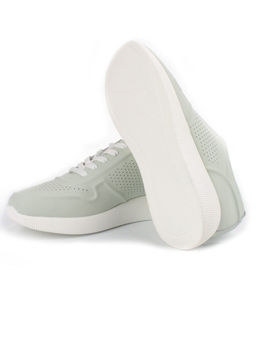 05-PDL195-3-2 LT. GREEN Кроссовки женские (натуральная кожа) - Фабричный китай фото 12