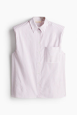 Camisa sin mangas con hombreras - H&m фото 6