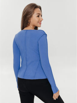 Лонгслив женский Эмма (лазурь)