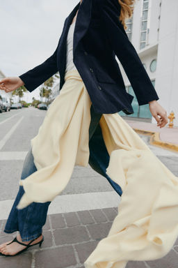 CORDUROY BLAZER WITH SHOULDER PADS - Zara фото 6