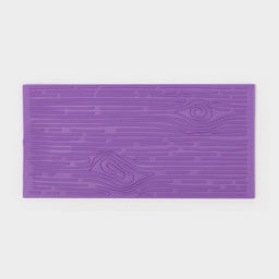 Печати для шоколада и кондитерских изделий Доляна «Дерево.Кирпич», набор 2 шт., силикон, 14.5×7 см, фиолетовые