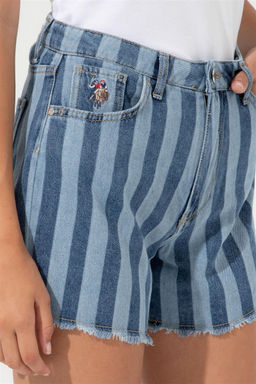 U. S. Polo Assn Женские синие джинсовые бермуды - U.s. polo assn фото 5