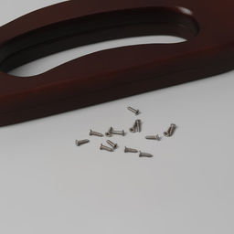 Ручка-фермуар для сумки, деревянная, на магнитах, с креплением, 27×12×2.5 см, коричневая