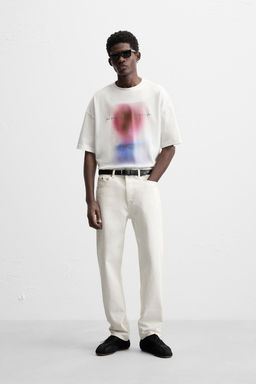 CONTRAST PRINTED T-SHIRT