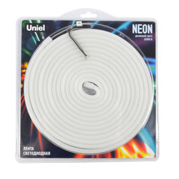ULS-N03-2835-100LED/m-8mm-IP67-DC12V-11W/m-5M-6500K Светодиодная гибкая герметичная лента. NEON. Катушка 5м. в блистере. Дневной белый свет (6500K). ТМ Uniel