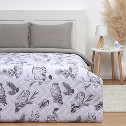 Покрывало евро макси LoveLife Owls 240×210±5 см, микрофайбер