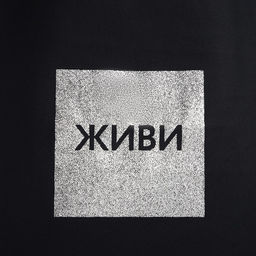 Сумка шопер «Живи», 35×0.5×40, без подклада, чёрный