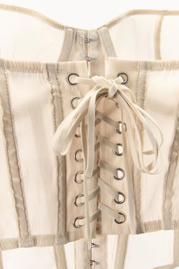 BOW-DETAIL UNDERWIRED CORSET - Zara фото 8