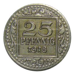 25 пфеннигов 1918 года Германия  Нотгельд Мюнстер