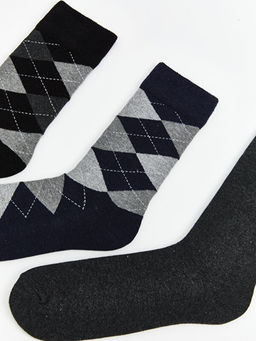 Desenli Erkek Soket ?orap 5li