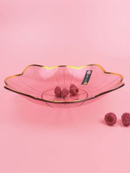 Цена за 2 шт. Блюдо сервировочное Цветок (пластик) цвет микс OLS-033А-35