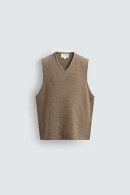 ORIGINS FLECKED KNIT VEST - Zara фото 15