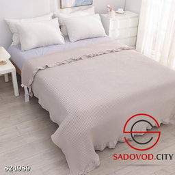 Плед-покрывало вафельное