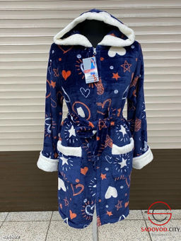 Халат женский с рисунком