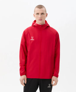 Куртка ветрозащитная JOGEL CAMP Rain Jacket, красный, детский  фото 6
