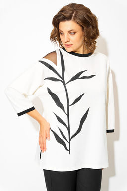 Костюм Liliana 1495БрПн бело-черный фото 5