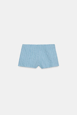 SHORTS MINI RAYAS / Azul claro - Zara фото 9