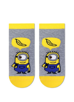 Цена за 2 пары БРЕСТСКИЕ Носки детские MINIONS 3095 серый меланж 20С3095 рис 708