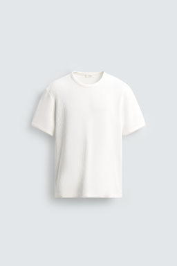 WAFFLE-KNIT T-SHIRT - Zara фото 13