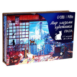 Пазл деревянный фигурный Мир глазами художника, сложный - Puzzle фото 15