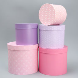 Набор коробок 5 в 1, упаковка подарочная, «Паттерн», 13×14 ‒ 19.5×22 см