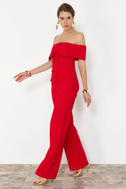 K?rm?z? Dokuma S?k Alt-Ust Tak?m TPRSS24AU00000