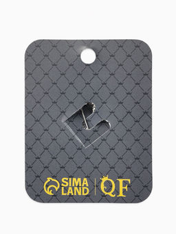 Брошь «Муха", резные крылья, цвет зелёно-розовый в черёном серебре