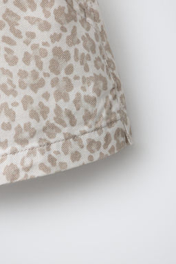 BERMUDA DENIM ANIMAL PRINT / Leopardo